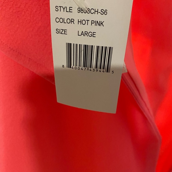 Charles Henry Hot Pink Off Shoulder Cocktail Dress - Picture 8 of 9